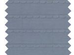 Jersey fabric blue scallop
