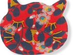 Meow hair slide vermilion foliage