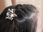 Star flower hairslide leopard