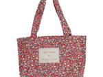 Foldable tote bag tapis rouge