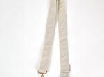 Narrow shoulder strap beige pailleté