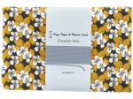 1 m fabric coupon fleurs moutarde ex1055