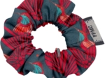 Mini Scrunchie oiseau de noël