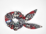 Bunny ear Scrunchie jardin d'aurore