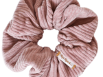 Scrunchie pink corduroy