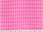 Cotton fabric neon pink gingham