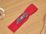 Jersey knit baby headband jardin d'aurore