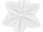 Star flower 4 hairslide white