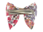 Mini bow tie clip porcelaine rosée