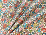 Cotton veil fabric mille et une fleurs