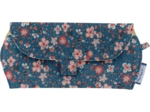 Glasses case fleuri nude ardoise