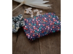 Tiny coton clutch bag huppette fleurie