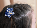 Star flower hairslide soleil levant