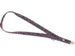 Lanyard necklace camelias rubis