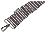 Wide shoulder strap striped  ivory navy