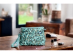 Pleated clutch bag jade panther