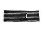 Stretch jersey headband  tracé blanc et noir