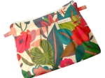 Mini Pleated clutch bag fleurs des iles