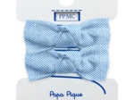 Small elastic bows oxford blue