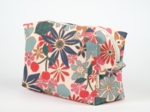 Rectangular toiletry bag cerise en fleur