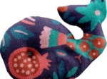 Whale clip huppette fleurie