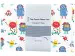 1 m fabric coupon petits monstres