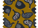 Cotton fabric hen facet