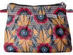 Mini Pleated clutch bag fleurs de savane