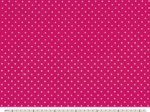 Cotton fabric fuschia spots