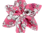 Star flower 4 hairslide pink violette