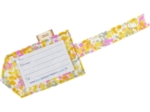 Luggage Tag mimosa jaune rose
