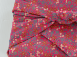 Furoshiki small 35 x 35 badiane framboise