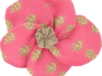 Flower petal hair slide small  feuillage or rose