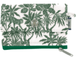 zipper pouch card purse jungle vintage