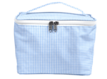 Large vanity sky blue gingham
