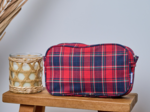 Belt bag tartan rouge