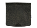 Square flap of saddle bag  glitter black