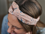 Wire headband retro oiseau bandana