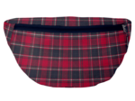 Banana bag tartan rouge
