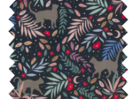 1 m fabric coupon nuit féline