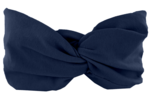 Jersey Crossed Headband Child navy blue