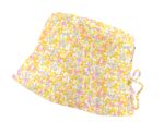 Sun hat adjustable-size T2 mimosa jaune rose