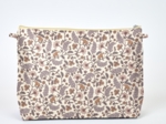 Cosmetic bag with flap rêve de jasmin