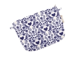 Tiny coton clutch bag scandinavia bleu