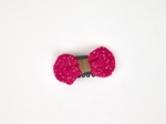 Noeud Anti-Glisse hair slide fuchsia pailleté