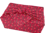 Furoshiki medium 48x48 ex2252 red holly