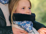 Children fur scarf snood parade royale