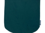 Flap of small shoulder bag suédine vert foncé