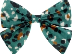 Bow tie hair slide jade panther