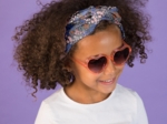 children's double-breasted headband monet lilas
